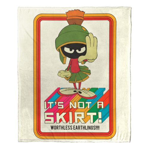 Looney Tunes; Not a Skirt Aggretsuko Comics Silk Touch Throw Blanket; 50" x 60"