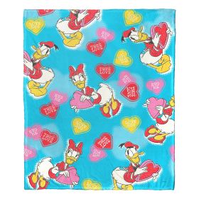 Donald & Daisy; True Love Aggretsuko Comics Silk Touch Throw Blanket; 50" x 60"