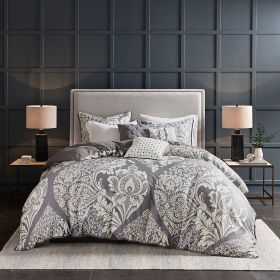 6 Piece Printed Duvet Cover Set