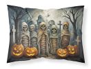 Mummies Spooky Halloween Standard Pillowcase Lightweight Super Soft Easy Care Decorative Artwork Pillowcase, Standard