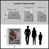 Disney Star Wars Episode 8 Vintage Signage Kylo Ren Force Silk Touch Sherpa Throw Blanket 50x60 Inches