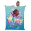 Disney Ariel Natural Explorer Silk Touch Throw Blanket 50X60 Inches