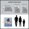 Disney The Little Mermaid Natural Explorer Silk Touch Throw Blanket 40X50 Inches