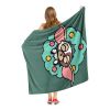 Gremlins; Festive Gizmo Aggretsuko Comics Silk Touch Throw Blanket; 50" x 60"