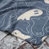Ghost Shapes Silk Touch Throw Blanket 50X60 Inches