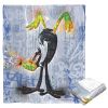 Looney Tunes; Daffy Handstand Aggretsuko Comics Silk Touch Throw Blanket; 50" x 60"