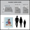 Disney Moana 2 Together Again Silk Touch Sherpa Throw Blanket 50X60 Inches