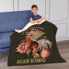 Disney Lion King Life's Brutal Silk Touch Sherpa Throw Blanket 50X60 Inches