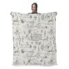 Disney Winnie the Pooh Slow And Bumbling Silk Touch Throw Blanket 40X50 Inches