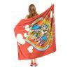 Justice League; Mom Group Aggretsuko Comics Silk Touch Throw Blanket; 50" x 60"