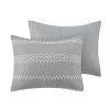 3 Piece Clipped Jacquard Duvet Cover Set