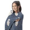 Ghost Shapes Silk Touch Throw Blanket 50X60 Inches