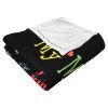 Justice League; Mom is Super Aggretsuko Comics Silk Touch Throw Blanket; 50" x 60"