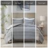 3 Piece Clipped Jacquard Duvet Cover Set