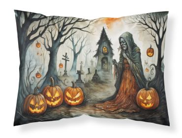 The Weeping Woman Spooky Halloween Standard Pillowcase Lightweight Super Soft Easy Care Decorative Artwork Pillowcase, Standard (Default: Default)