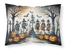 Mariachi Skeleton Band Spooky Halloween Standard Pillowcase Lightweight Super Soft Easy Care Decorative Artwork Pillowcase, Standard
