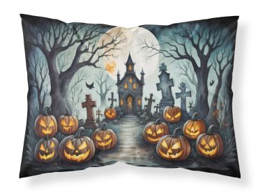 Graveyard Spooky Halloween Standard Pillowcase Lightweight Super Soft Easy Care Decorative Artwork Pillowcase, Standard (Default: Default)